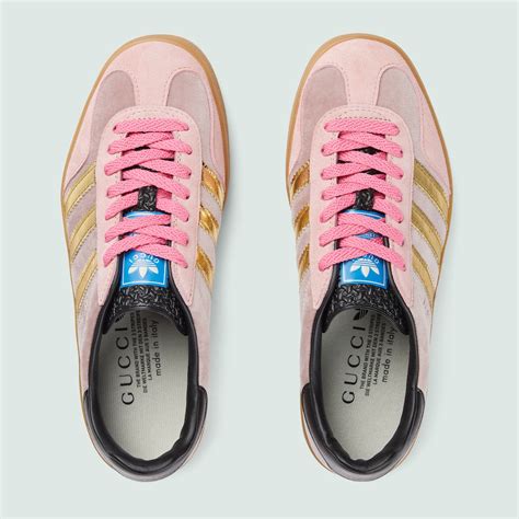 pink gucci adidas gazelle|adidas x gucci usa.